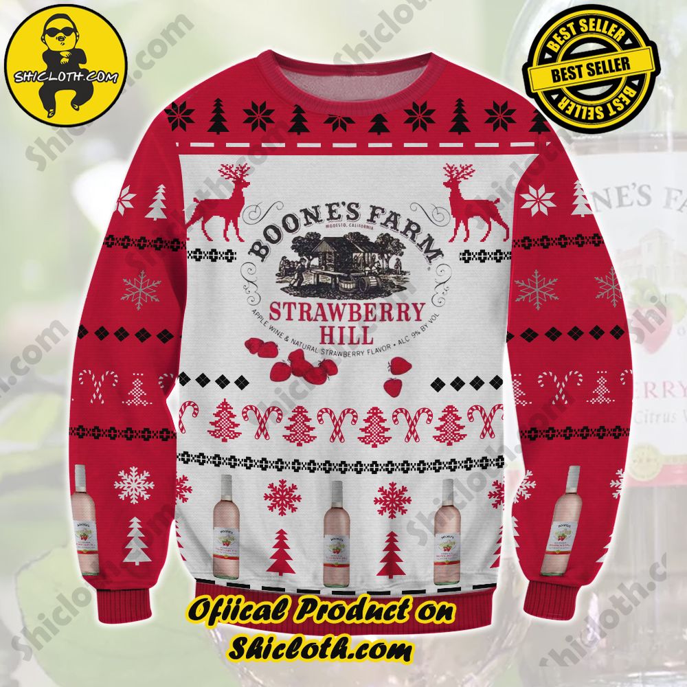 Hot Trending Shiclothshop's Ugly Sweater - A meaningful gift for family and loved ones. 9 Boones Farm Ugly Christmas Sweater