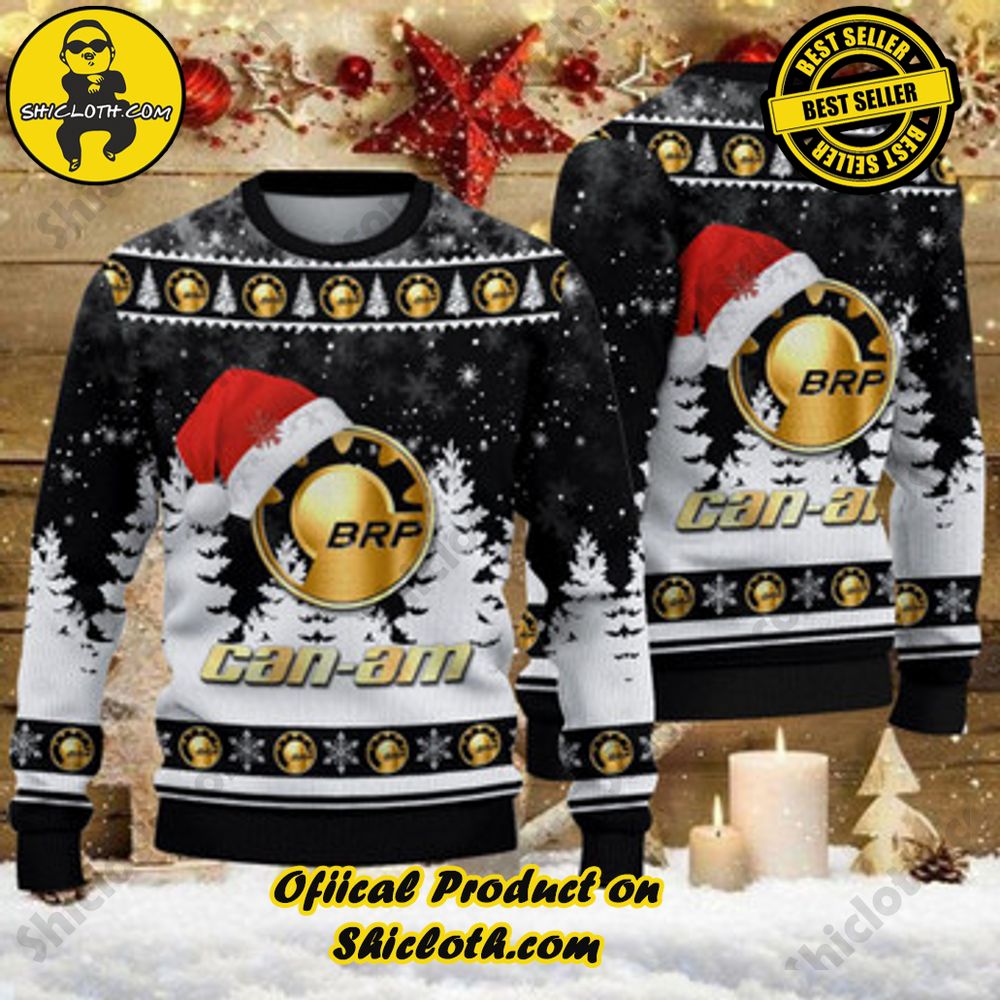 Unveiling Festive Delight: Shiclothshop's Unique Collection of Ugly Christmas Sweaters 9 BRP Can-am Ugly Christmas Sweater