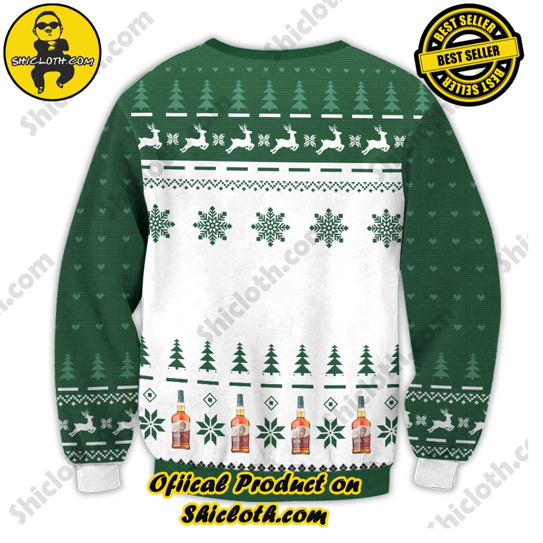 Buffalo Trace Ugly Christmas Sweater Shicloth