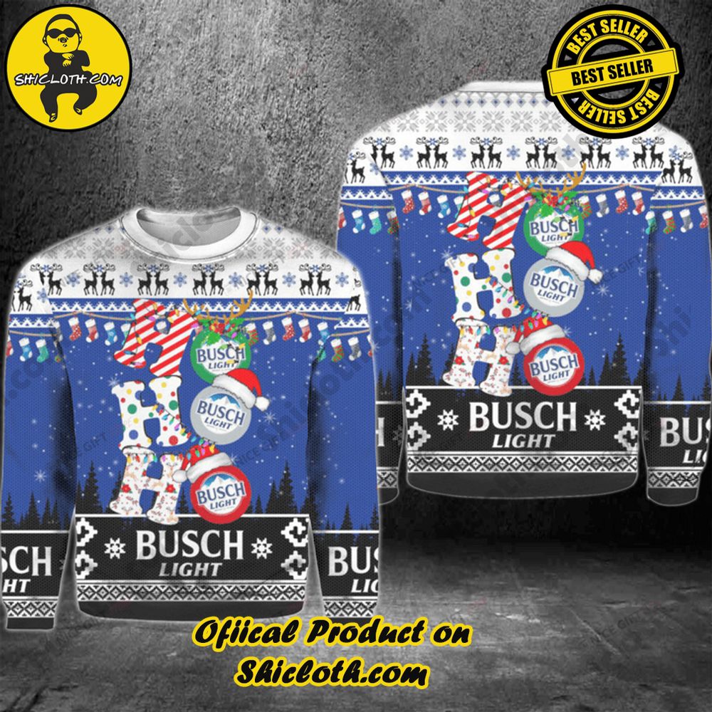 Shicloth's Enchanting Christmas Sweaters: A Cozy Blend of Style and Festivity 1 Busch Light Christmas Ugly Sweater