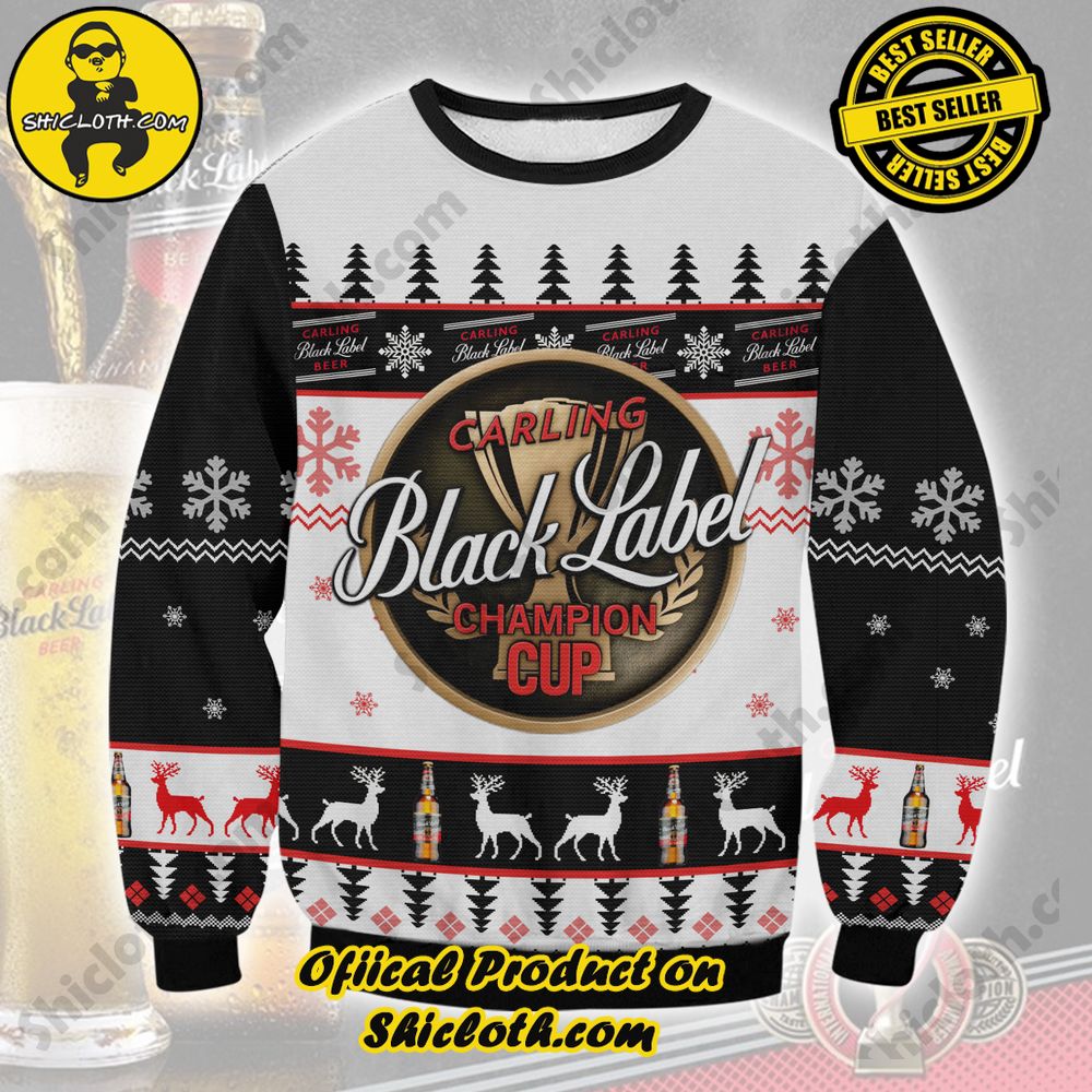 Hot Trending: Exploring Shiclothshop and Their Sweater Collection 10 Carling Black Label Beer Ugly Sweater