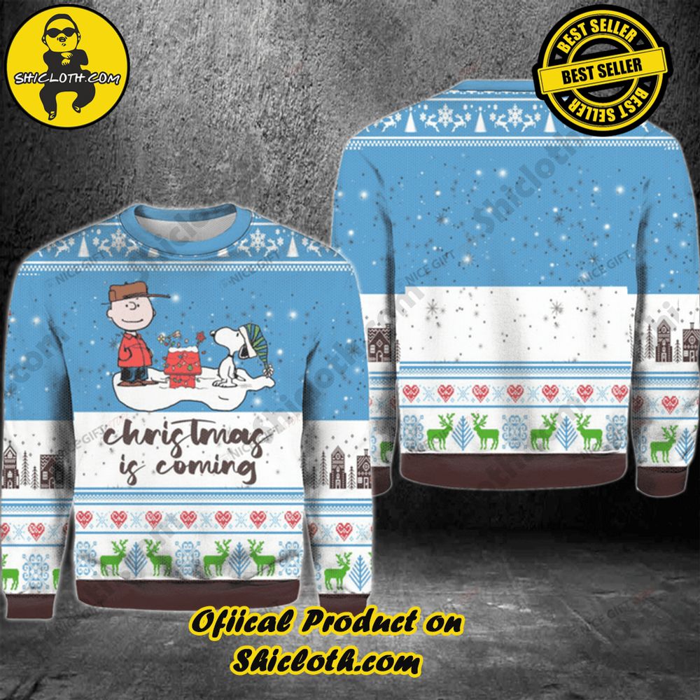 Shicloth's Enchanting Christmas Sweaters: A Cozy Blend of Style and Festivity 2 Christmas Is Coming Christmas Ugly Sweater