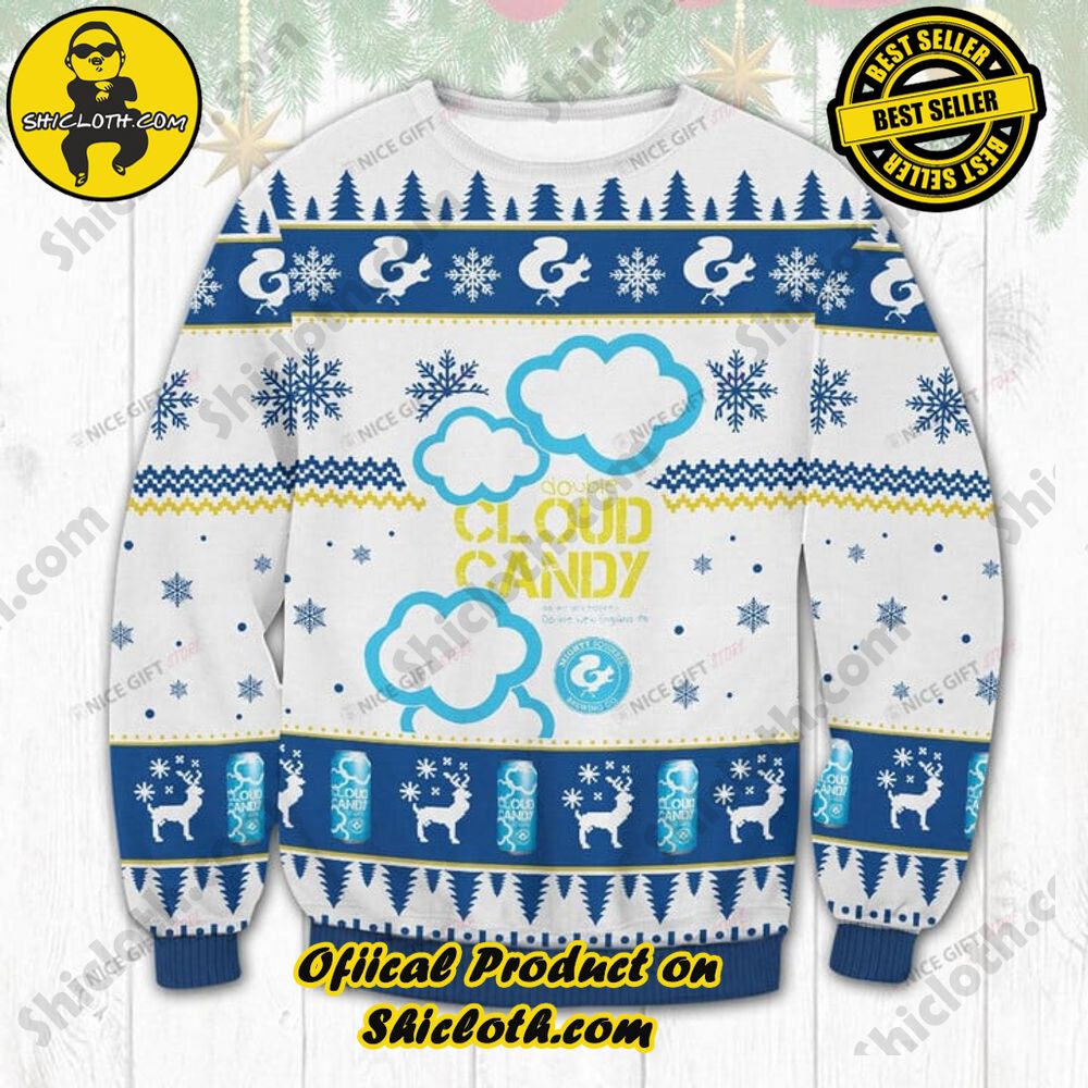 Best Seller Shiclothshop's Unique Collection of Ugly Christmas Sweaters 28 Cloud Candy Ugly Sweater