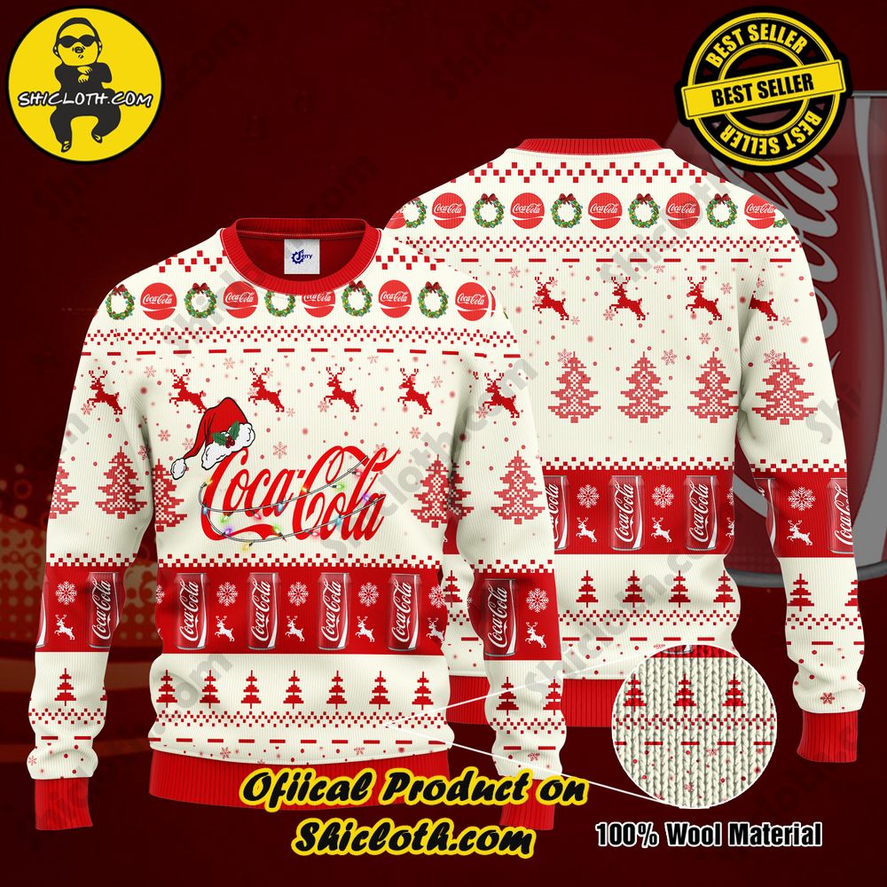 Exploring Shiclothshop and Their Sweater Collection 4 Coca Cola Santa Hat Christmas Ugly Christmas Sweater