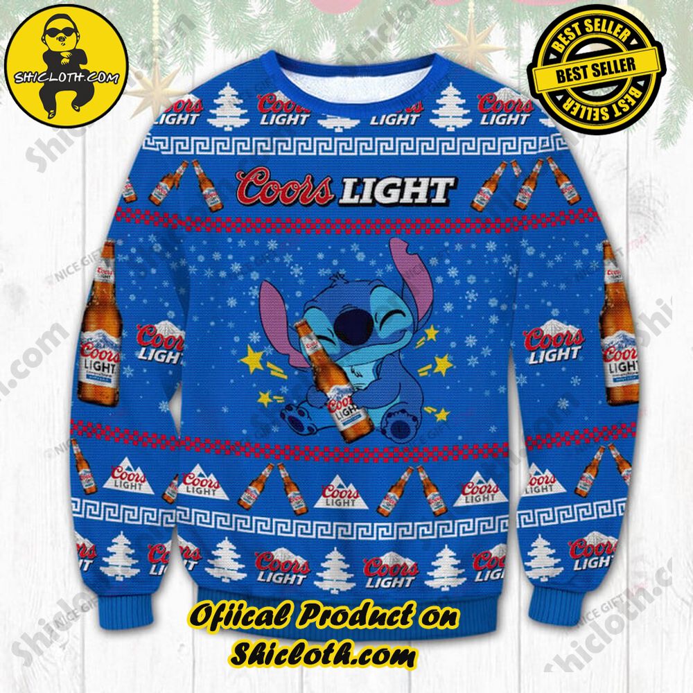 Best Seller Shiclothshop's Unique Collection of Ugly Christmas Sweaters 31 Coors Light Ugly Sweater Version 1