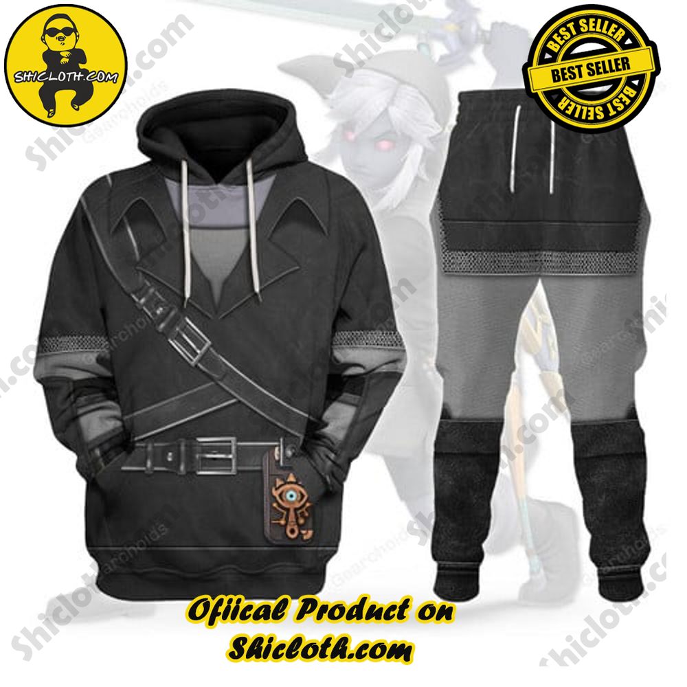 Limited Edition Shiclothshop's Legend of Zelda Outfit Costume Affordable and High-Quality 1 Dark Link Attire Unisex Hoodie Sweatshirt T-shirt Sweatpants Cosplay
