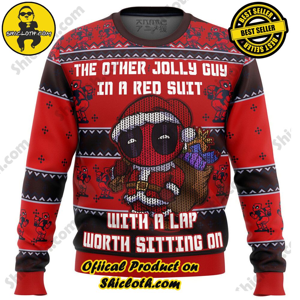 Exploring Shiclothshop and Their Sweater Collection 8 Deadpool Jolly Red Guy Ugly Christmas 3D Sweater Halloween Gift Best Price