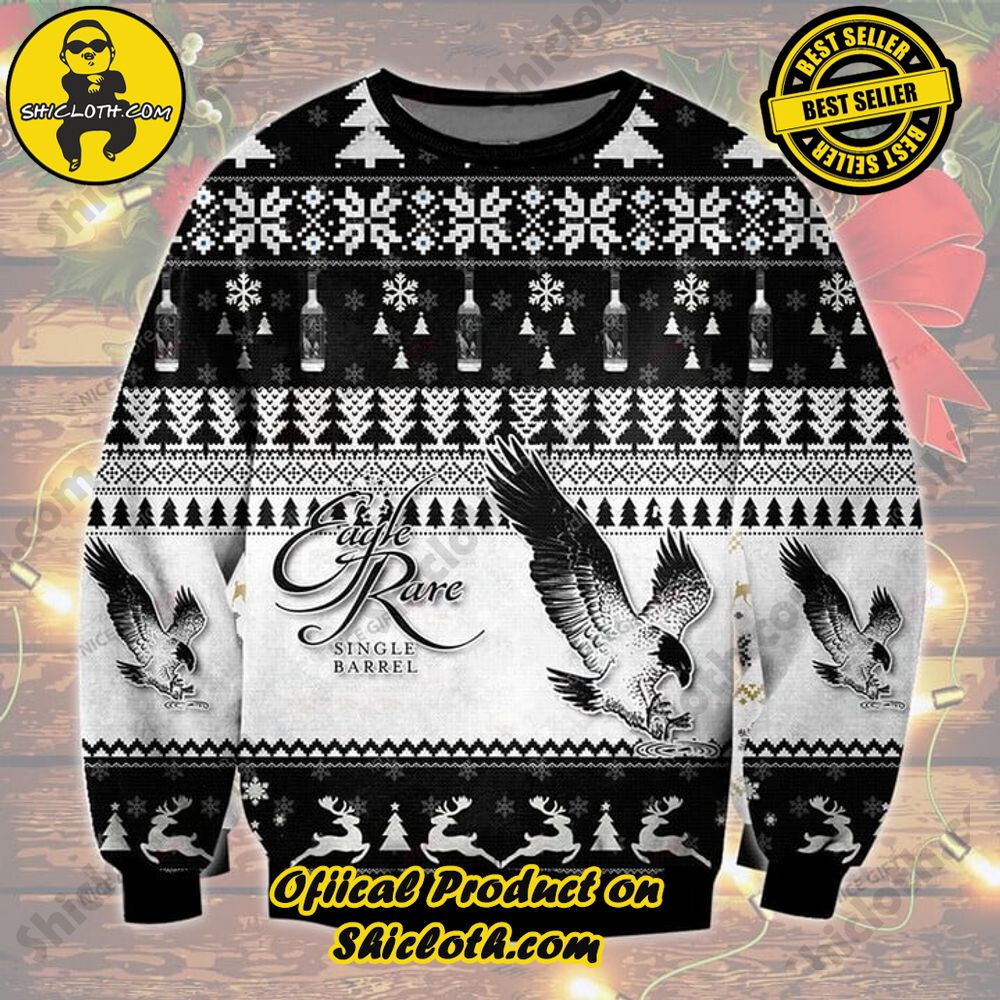 Best Seller Shiclothshop's Unique Collection of Ugly Christmas Sweaters 62 Eagle Rare Ugly Christmas Sweater