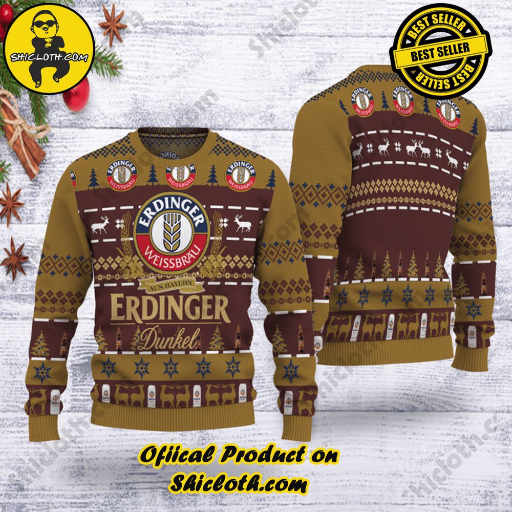 Best Seller Shiclothshop's Unique Collection of Ugly Christmas Sweaters 67 Erdinger Ugly Christmas Sweater