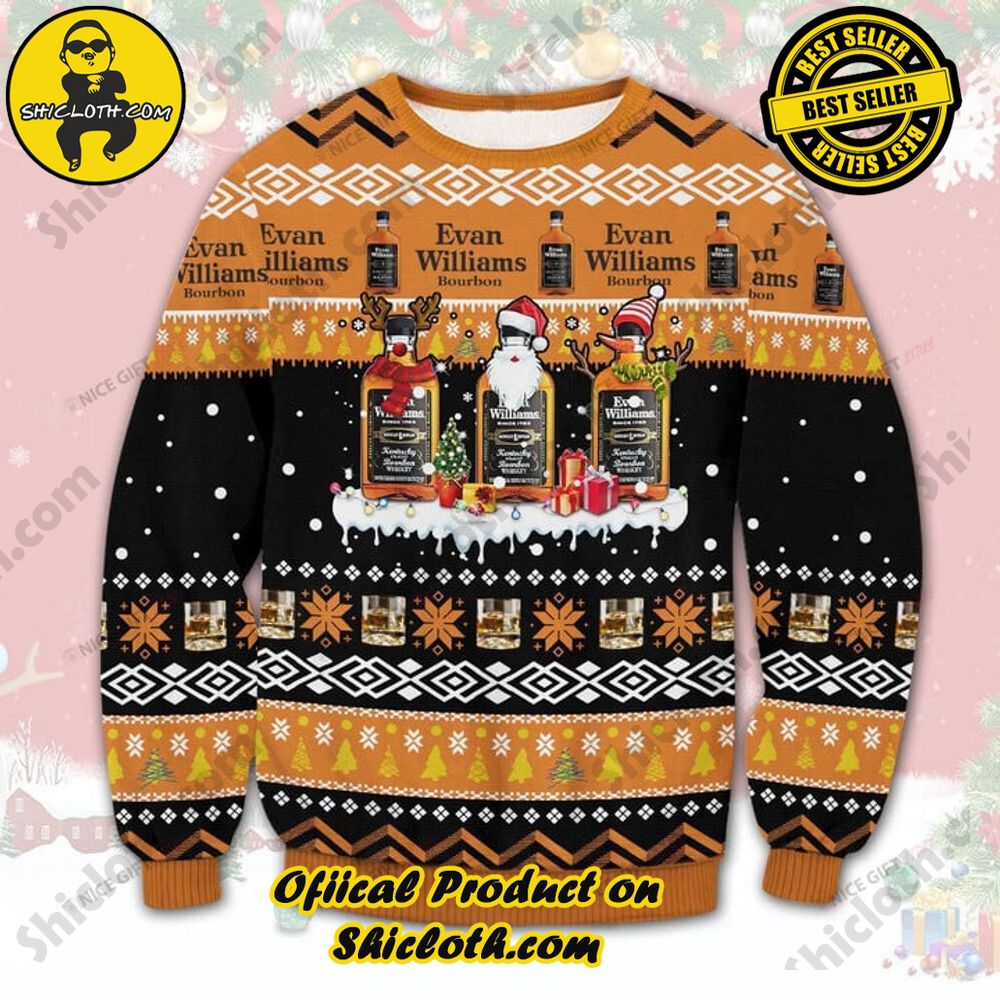 Best Seller Shiclothshop's Unique Collection of Ugly Christmas Sweaters 68 Evan Williams Ugly Sweater