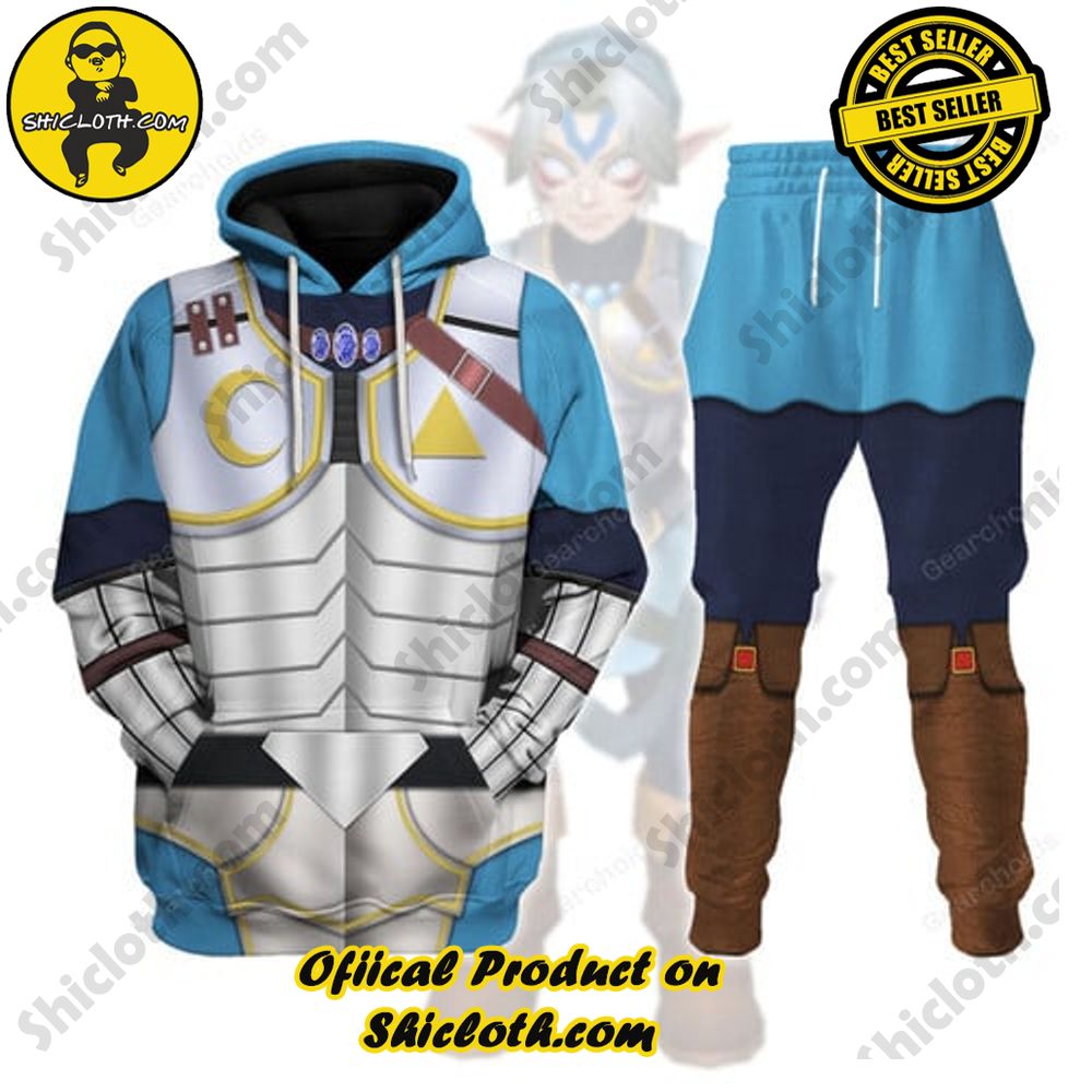 Limited Edition Shiclothshop's Legend of Zelda Outfit Costume Affordable and High-Quality 4 Fierce Deity Link Unisex Hoodie Sweatshirt T-shirt Sweatpants Cosplay