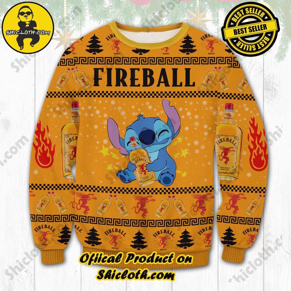 Limited Edition Shiclothshop's Ugly Sweater - A meaningful gift for family and loved ones. 20 Fireball Stitch Ugly Christmas Sweater