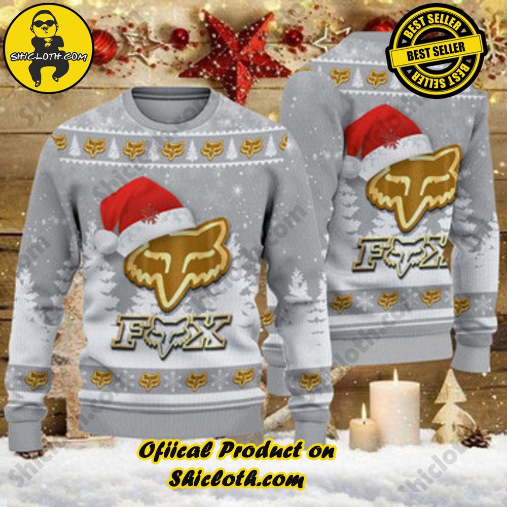 Unveiling Festive Delight: Shiclothshop's Unique Collection of Ugly Christmas Sweaters 18 Fox Racing Ugly Christmas Sweater