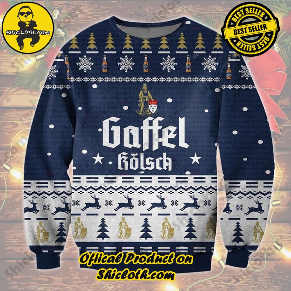 Best Seller Shiclothshop's Unique Collection of Ugly Christmas Sweaters 75 Gaffel Kolsch Ugly Christmas Sweater