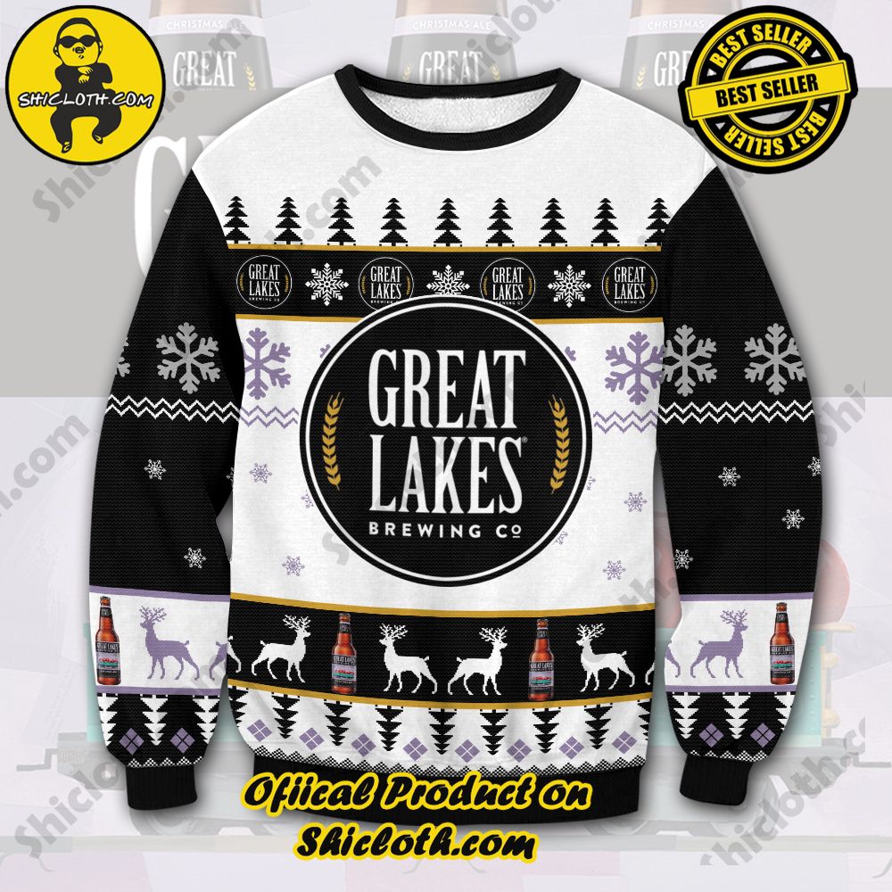 Hot Trending Shiclothshop's Ugly Sweater - A meaningful gift for family and loved ones. 18 Great Lakes Christmas Ale Ugly Christmas Sweater