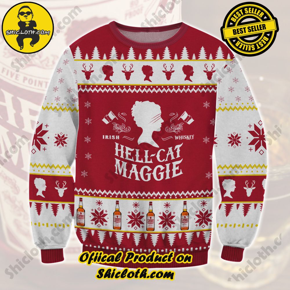 Hot Trending Shiclothshop's Ugly Sweater - A meaningful gift for family and loved ones. 19 Hellcat Maggie Ugly Christmas Sweater