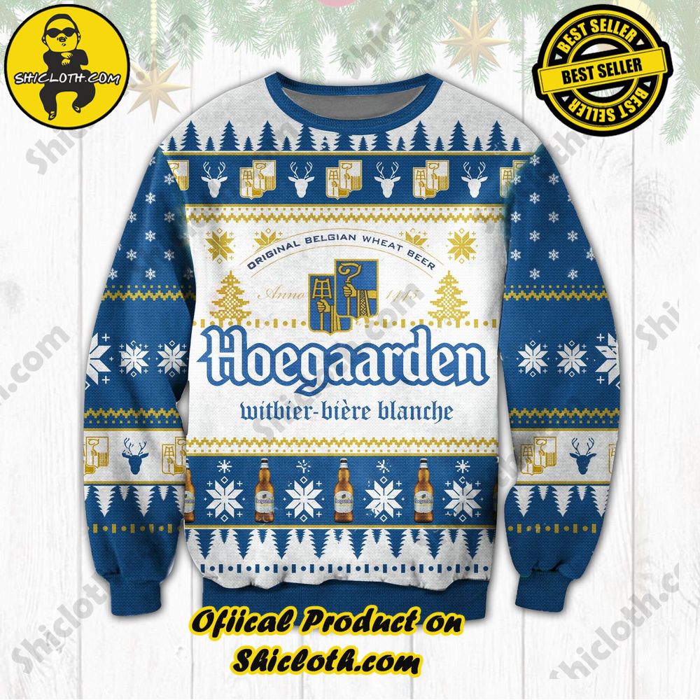 Hot Trending Shiclothshop's Ugly Sweater - A meaningful gift for family and loved ones. 20 Hoegaarden Ugly Christmas Sweater