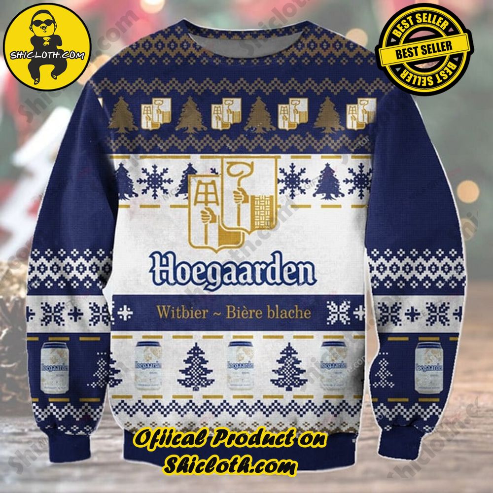 Best Seller Shiclothshop's Unique Collection of Ugly Christmas Sweaters 82 Hoegaarden Ugly Christmas Sweater