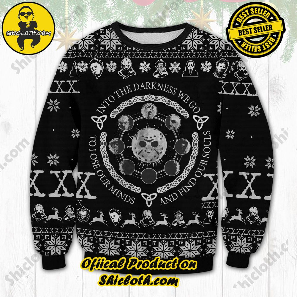 Horror Darkness Ugly Christmas Sweater - Shicloth