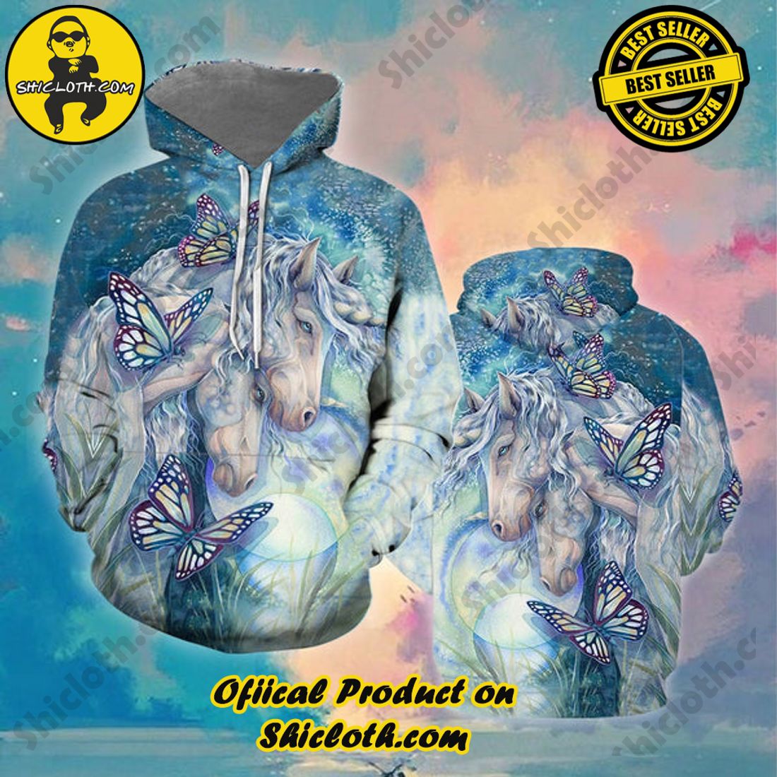 Horse 3D All Over Print Hoodie