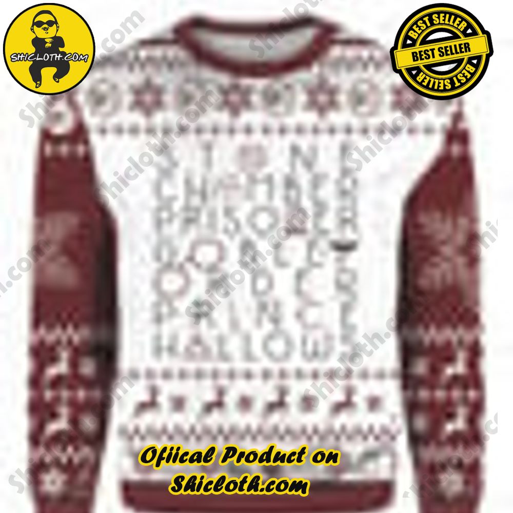 HP Inspired Book Titles Christmas Ugly Sweater Version 1 2 HP Inspired Book Titles Christmas Ugly Sweater Version 1 - Image 2