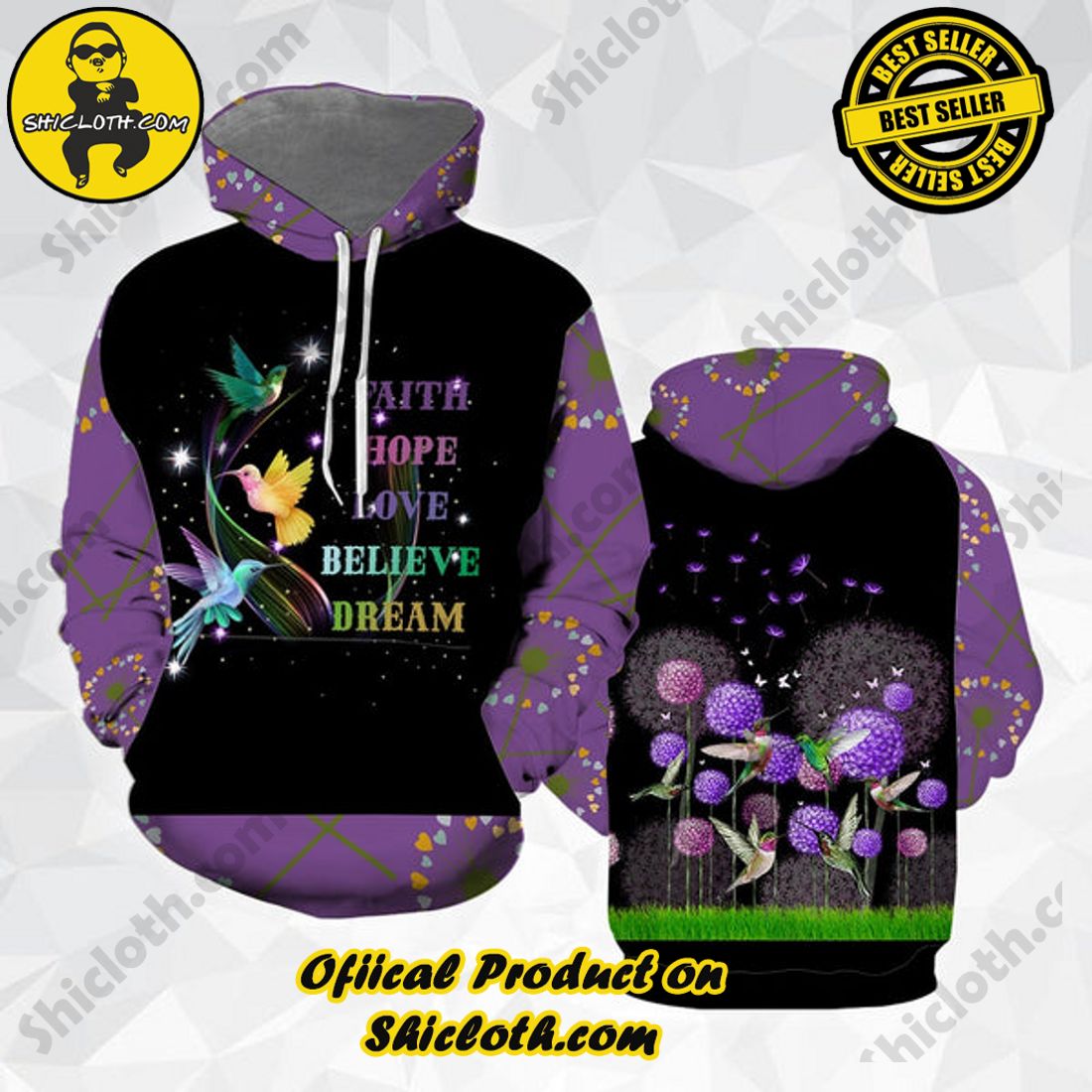 Hummingbird 3D All Over Print Hoodie