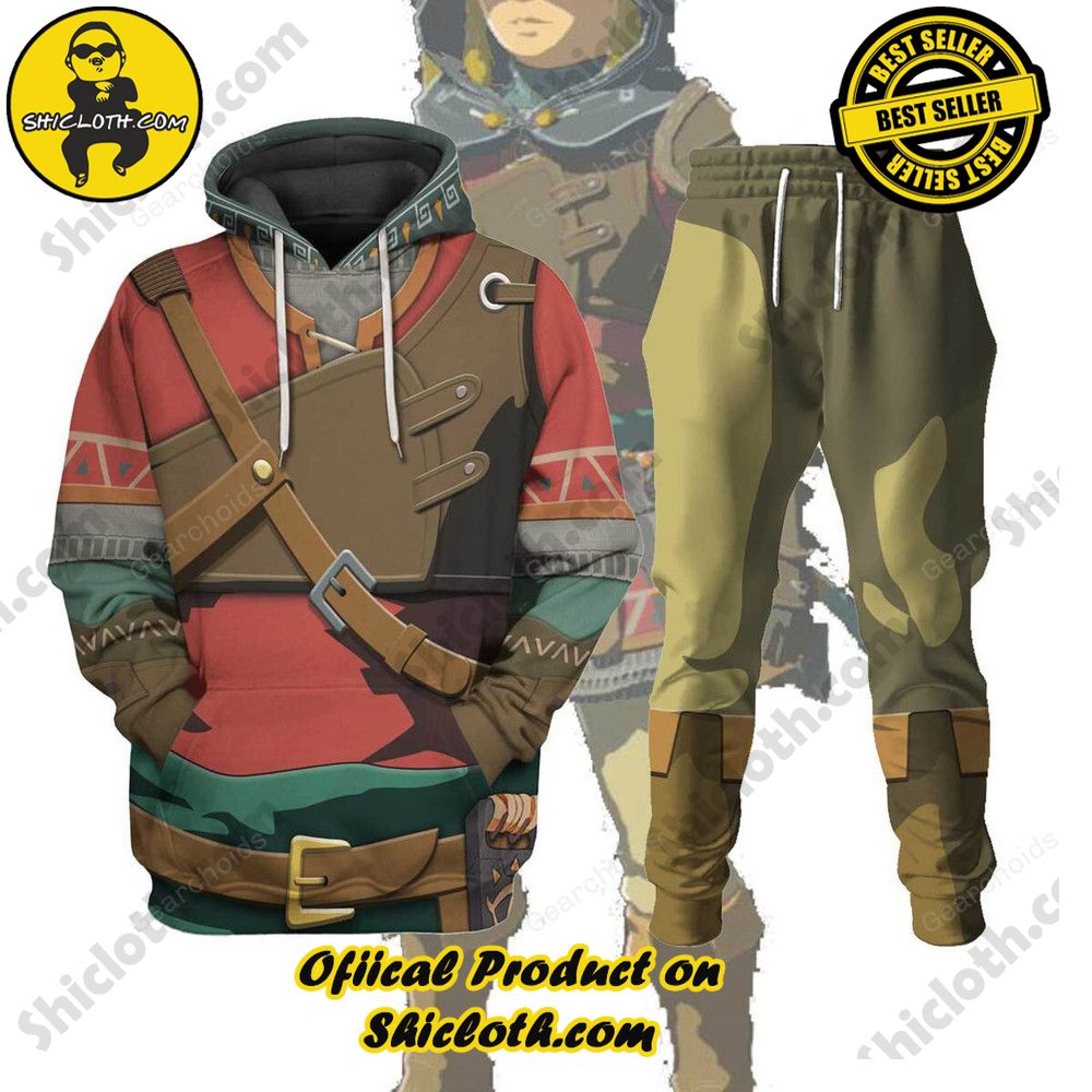 The Legendary Style: Unveiling the Allure of Shiclothshop's 'The Legend of Zelda' Outfit Costume Collection 7 Hylian Armor Hoodie Sweatshirt T-shirt Sweatpants Cosplay