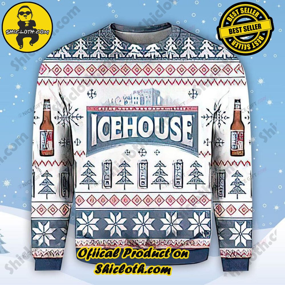 Best Seller Shiclothshop's Unique Collection of Ugly Christmas Sweaters 89 Icehouse Ugly Christmas Sweater