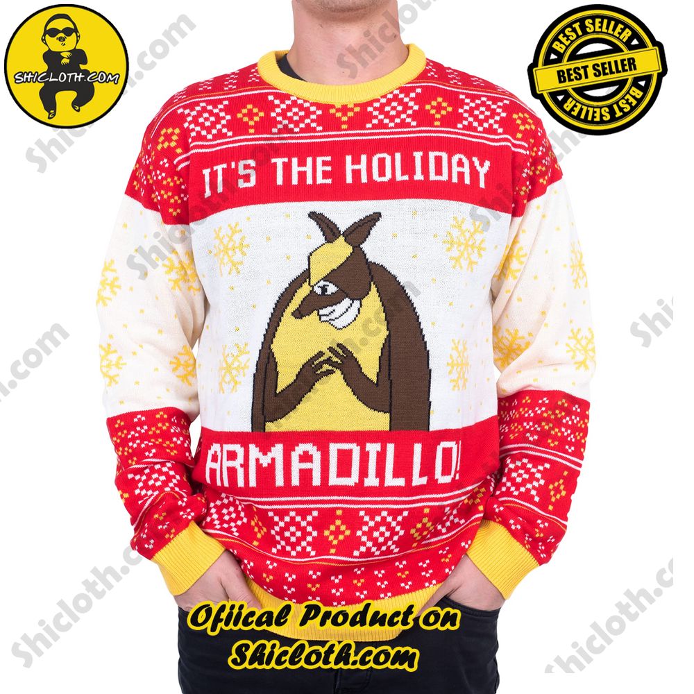 Exploring Shiclothshop and Their Sweater Collection 12 It's The Holiday Armadillo Ugly Christmas Sweater
