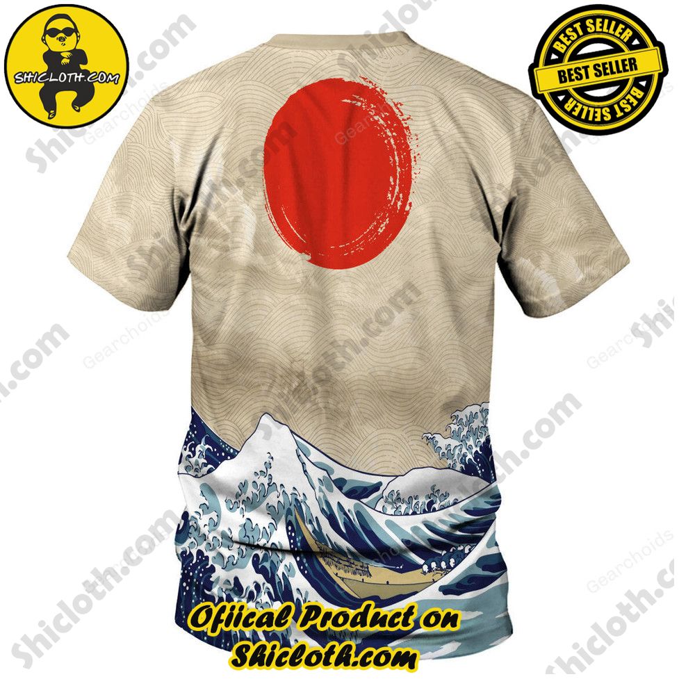 Japanese Sulf Zelda no Densetsu The Great Wave Link Hoodie T-shirt Sweatpants Cosplay 4 Japanese Sulf Zelda no Densetsu The Great Wave Link Hoodie T-shirt Sweatpants Cosplay - Image 4