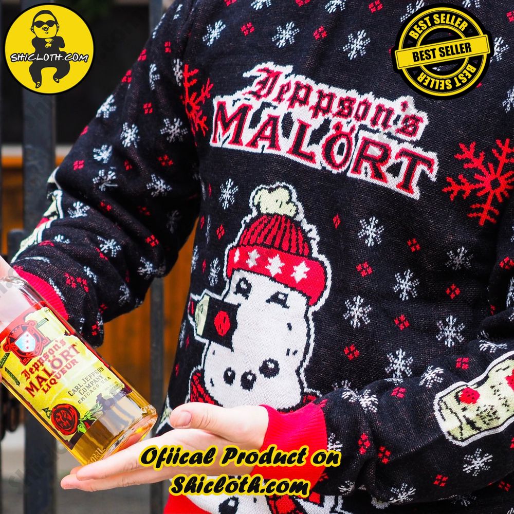 Unveiling Festive Delight: Shiclothshop's Unique Collection of Ugly Christmas Sweaters 75 Jeppson Malort Liqueur Snowman Ugly Christmas Sweater