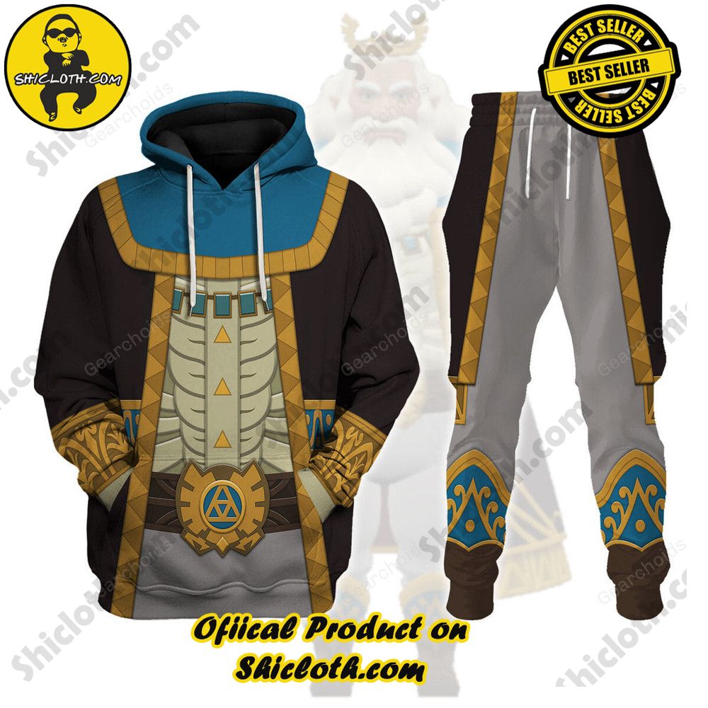 The Legendary Style: Unveiling the Allure of Shiclothshop's 'The Legend of Zelda' Outfit Costume Collection 9 King of Hyrule Attire Unisex Hoodie Sweatshirt T-shirt Sweatpants Cosplay