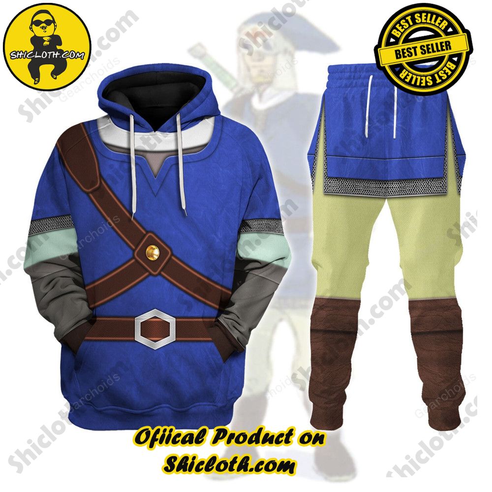 Unveiling the Allure of Shiclothshop's 'The Legend of Zelda' Outfit Costume Collection 10 Knights of Skyloft Blue Unisex Hoodie Sweatshirt T-shirt Sweatpants Cosplay