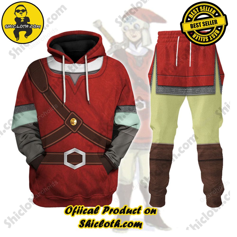 Unveiling the Allure of Shiclothshop's 'The Legend of Zelda' Outfit Costume Collection 14 Knights of Skyloft Red Unisex Hoodie Sweatshirt T-shirt Sweatpants Cosplay