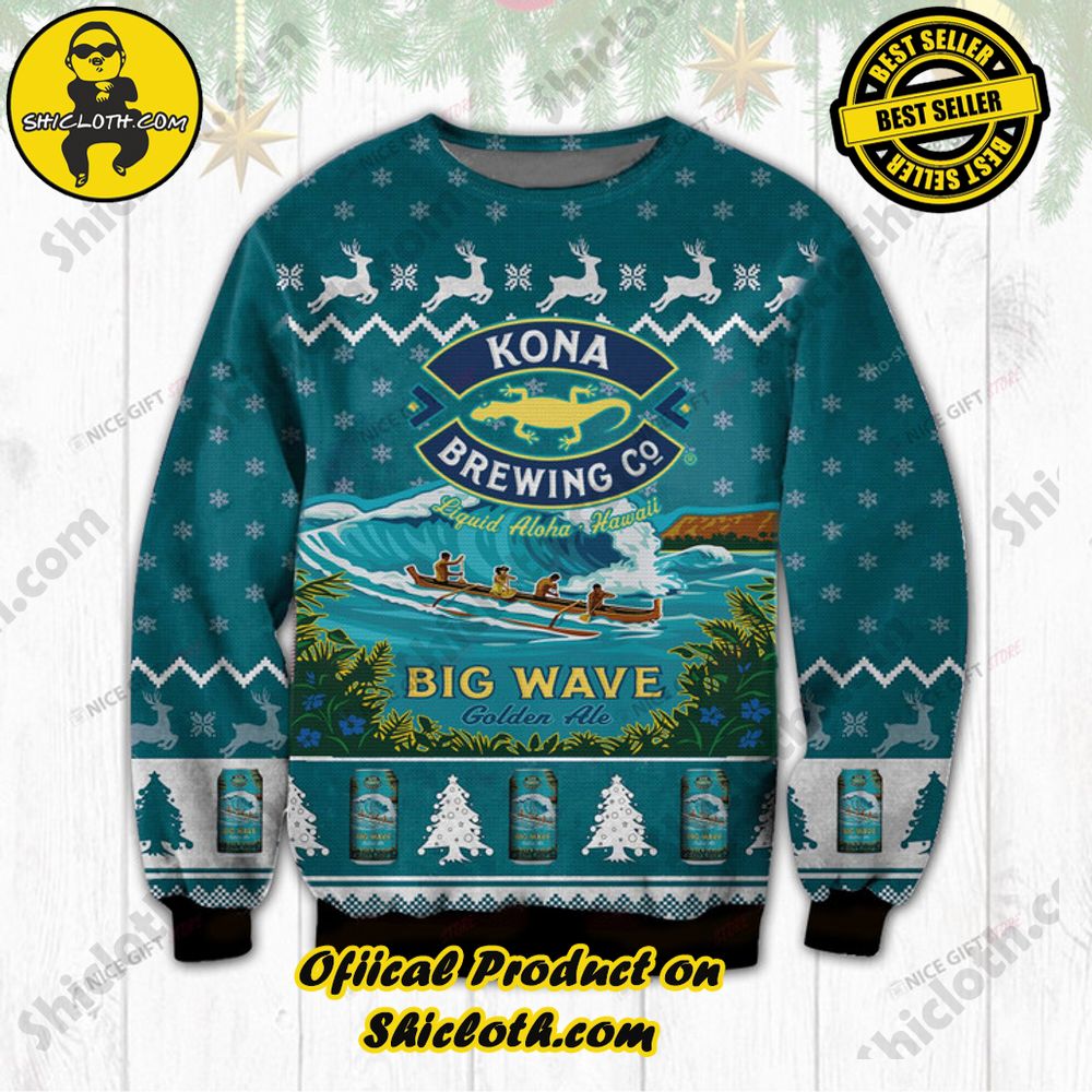Limited Edition Christmas Sweaters from Shiclothshop 5 Kona Brewing Ugly Christmas Sweater