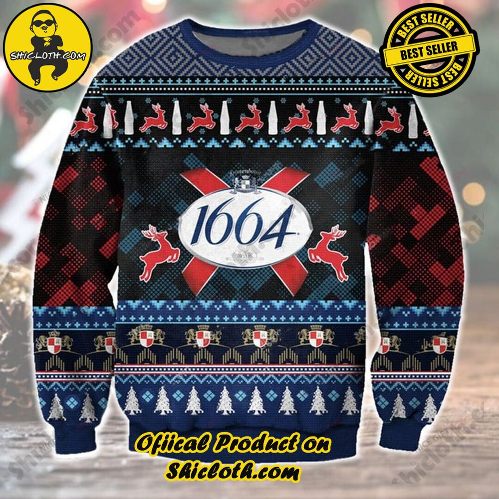 Limited Edition Christmas Sweaters from Shiclothshop 6 Kronenbourg 1664 Ugly Sweater