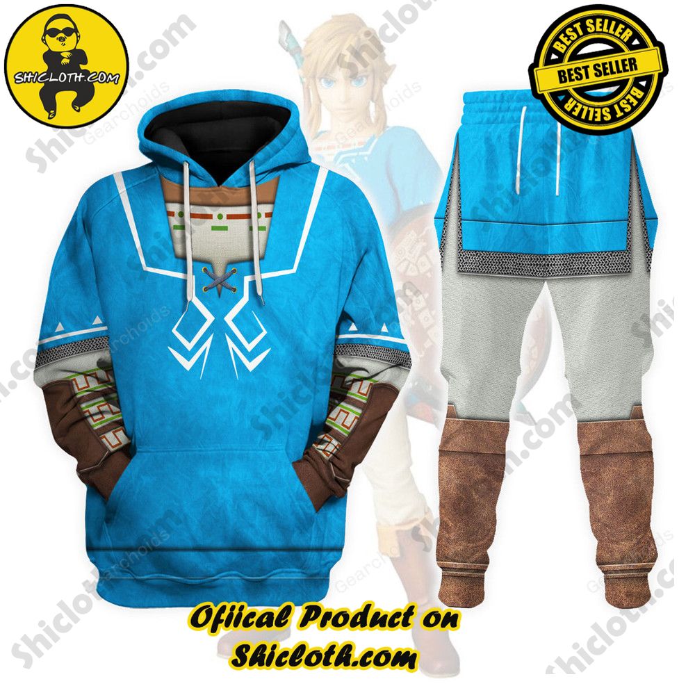 Unveiling the Allure of Shiclothshop's 'The Legend of Zelda' Outfit Costume Collection 15 Link Attire Champion's Tunic New Unisex Hoodie Sweatshirt T-shirt Sweatpants Cosplay