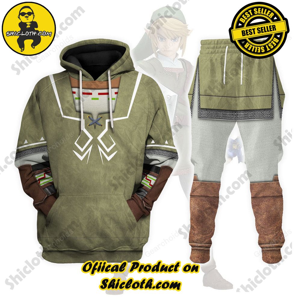 Unveiling the Allure of Shiclothshop's 'The Legend of Zelda' Outfit Costume Collection 16 Link Attire New Unisex Hoodie Sweatshirt T-shirt Sweatpants Cosplay