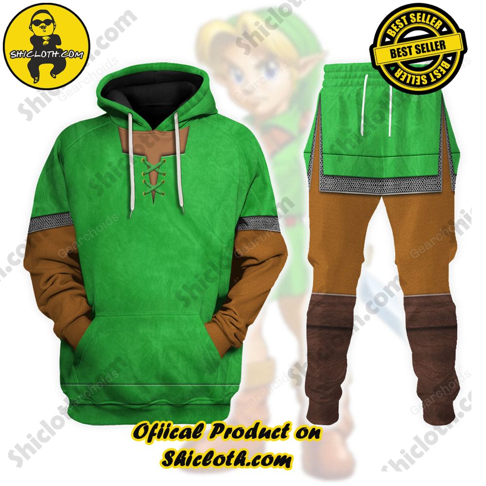 Unveiling the Allure of Shiclothshop's 'The Legend of Zelda' Outfit Costume Collection 17 Link Iconic Attire New Unisex Hoodie Sweatshirt T-shirt Sweatpants Cosplay