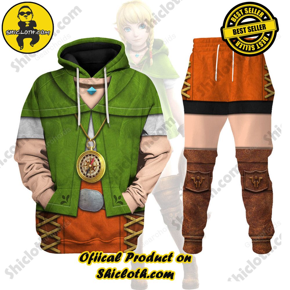 Unveiling the Allure of Shiclothshop's 'The Legend of Zelda' Outfit Costume Collection 18 Linkle Attire Unisex Hoodie Sweatshirt T-shirt Sweatpants Cosplay