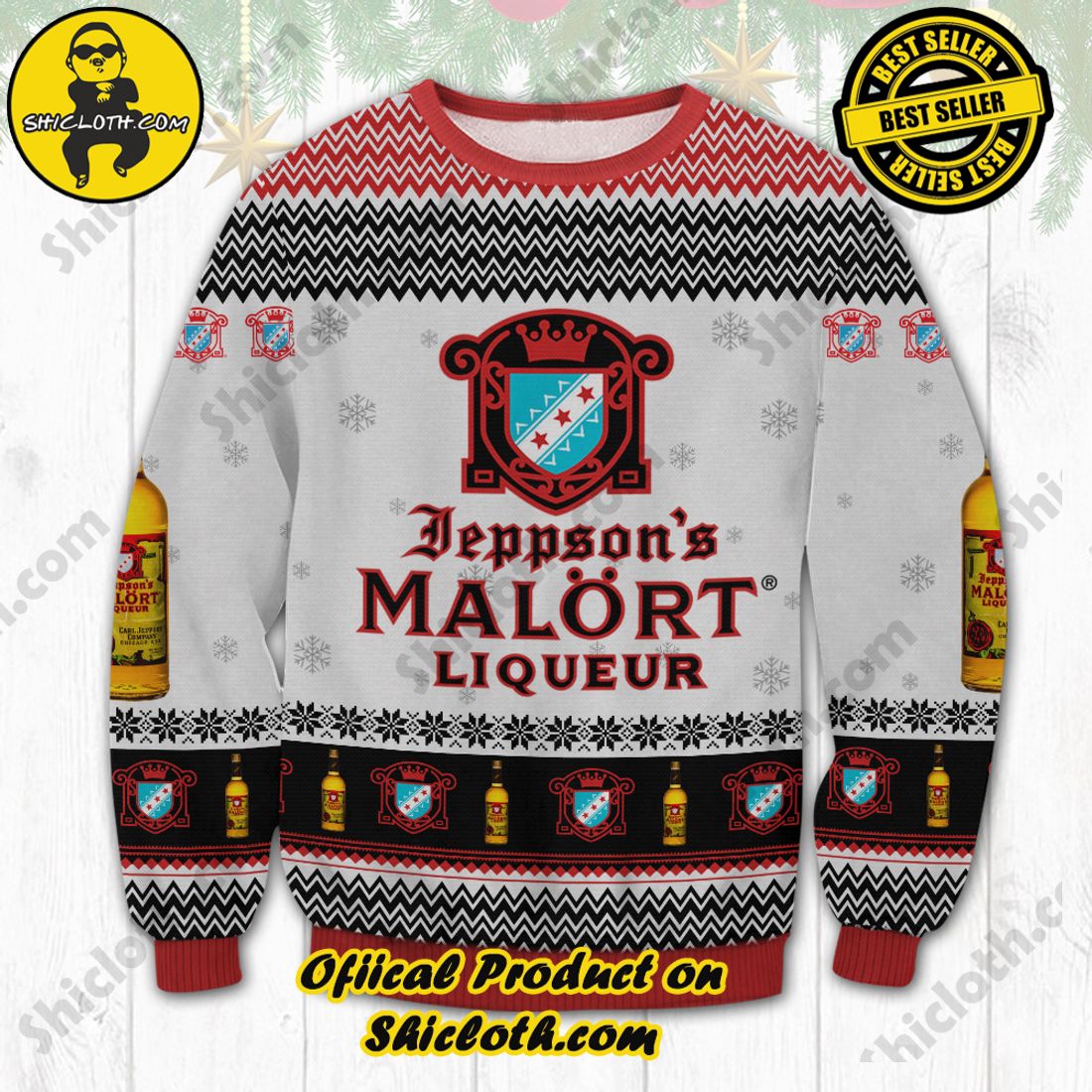 Best Seller Shiclothshop's Sweater: The Perfect Cozy Christmas Gift 26 Malort Ugly Christmas Sweater