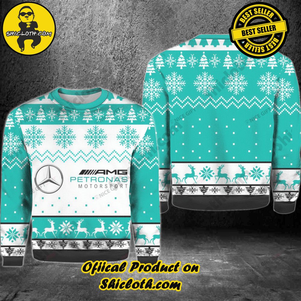 Shicloth's Enchanting Christmas Sweaters: A Cozy Blend of Style and Festivity 19 Mercedes-AMG Petronas Christmas Ugly Sweater