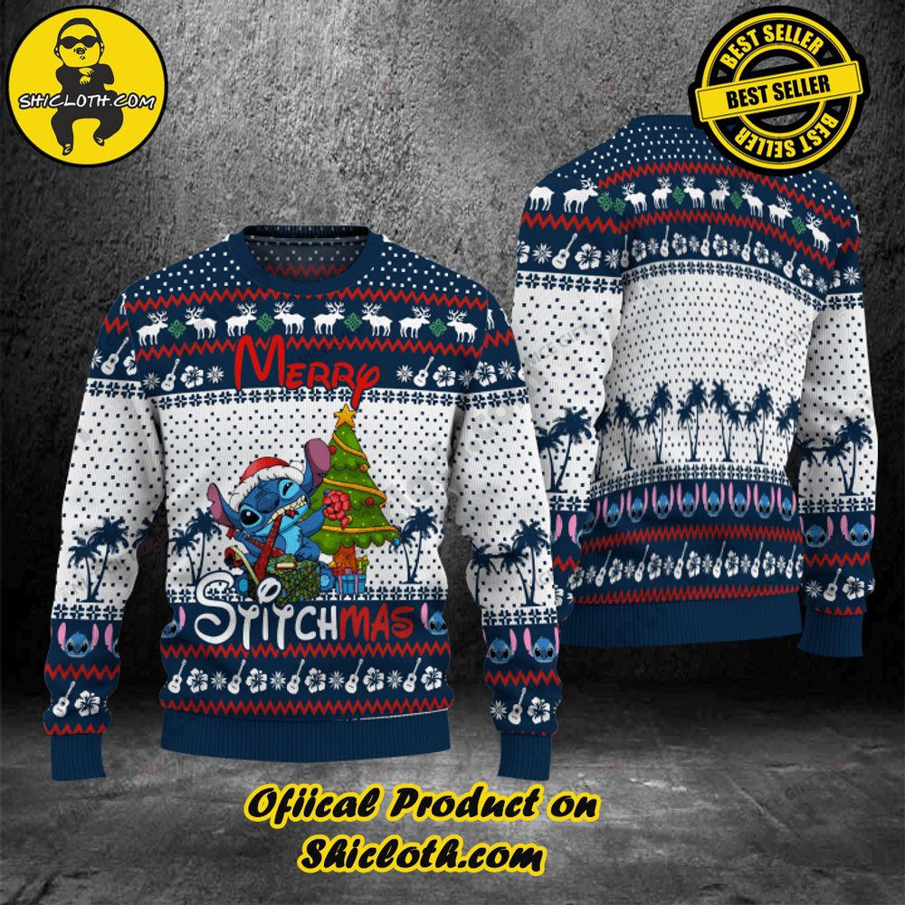 Hot Trending Shicloth's Enchanting Christmas Sweaters 25 Merry Stitchmas Christmas Ugly Sweater