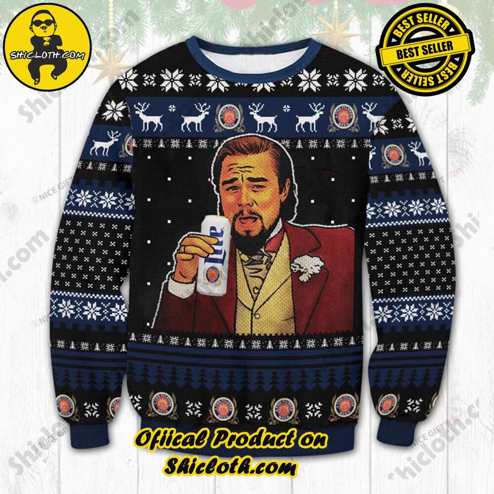 Limited Edition Christmas Sweaters from Shiclothshop 19 Miller Lite Ugly Christmas Sweater Version 1