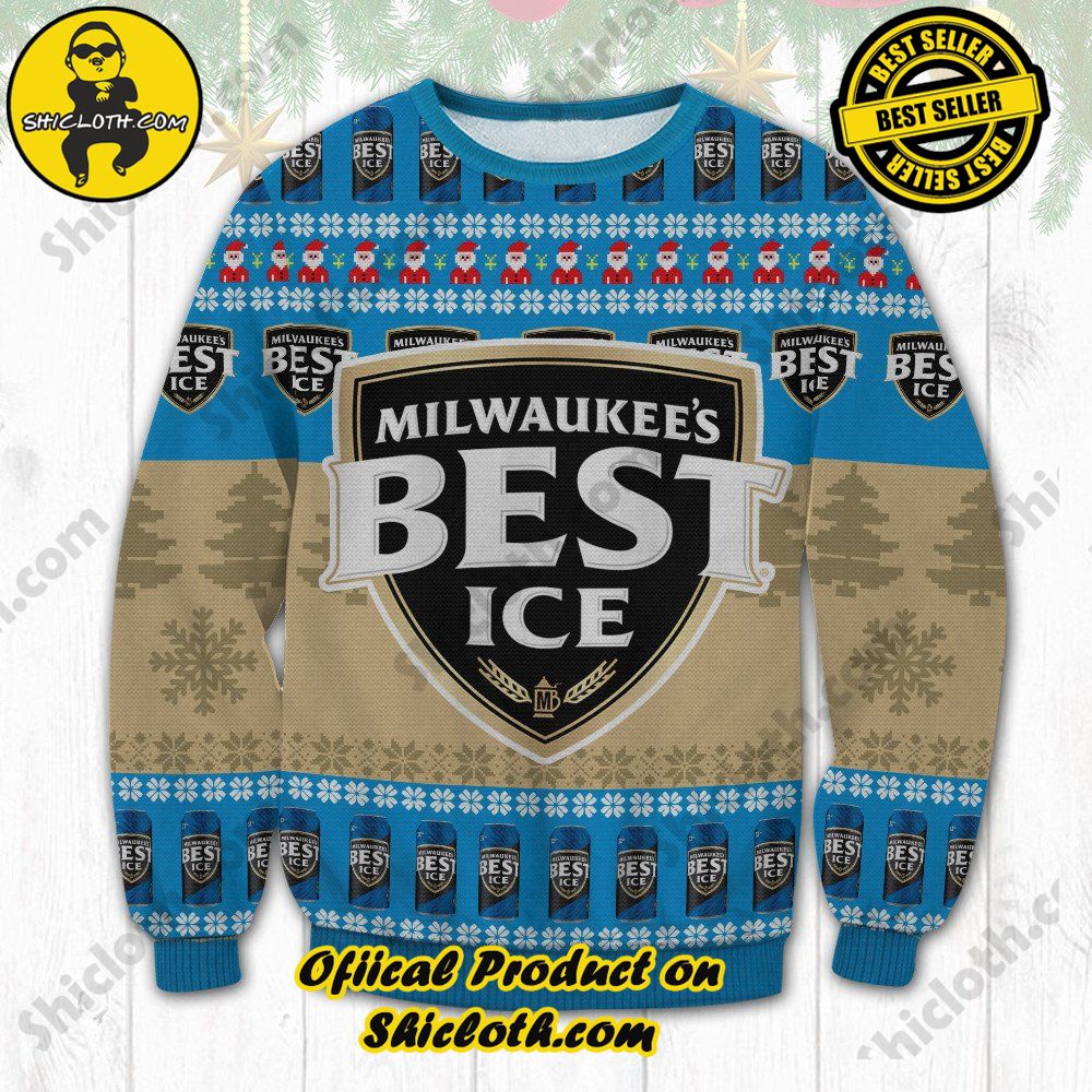 Hot Trending Unveiling Festive Delight: Shiclothshop's Unique Collection of Ugly Christmas Sweaters 24 Milwaukee's Best Ice Ugly Christmas Sweater