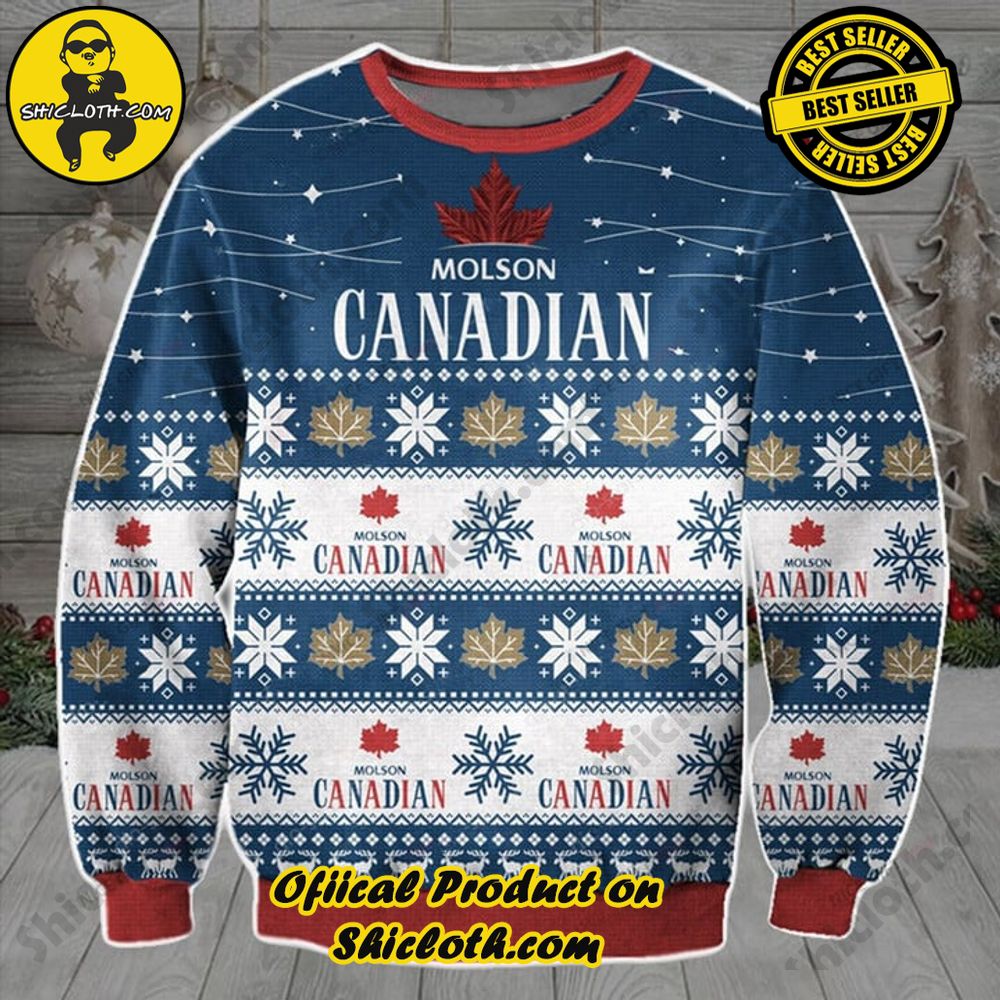 Limited Edition Christmas Sweaters from Shiclothshop 23 Molson Canadian Ugly Christmas Sweater