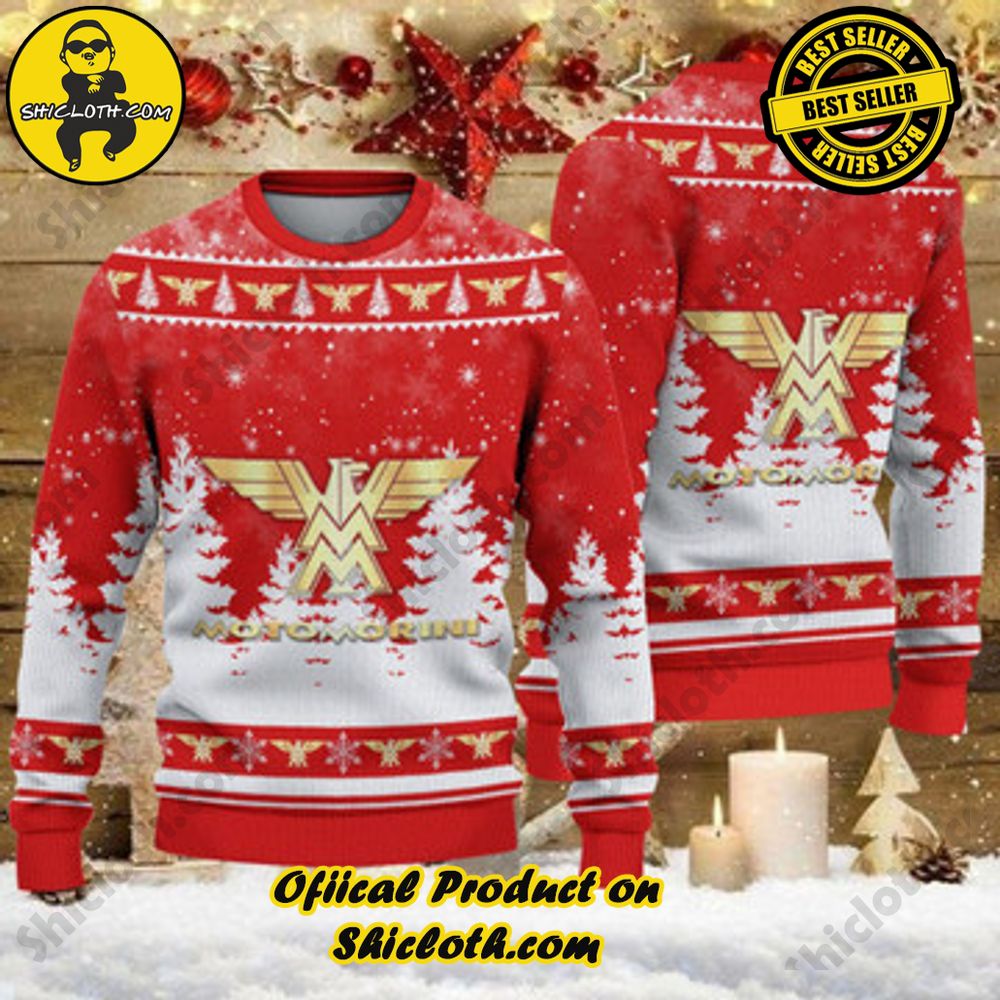 Unveiling Festive Delight: Shiclothshop's Unique Collection of Ugly Christmas Sweaters 32 Moto Morini Ugly Christmas Sweater