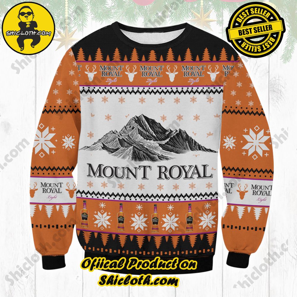 Limited Edition Shiclothshop's Ugly Sweater - A meaningful gift for family and loved ones. 36 Mount Royal Rye Ugly Christmas Sweater