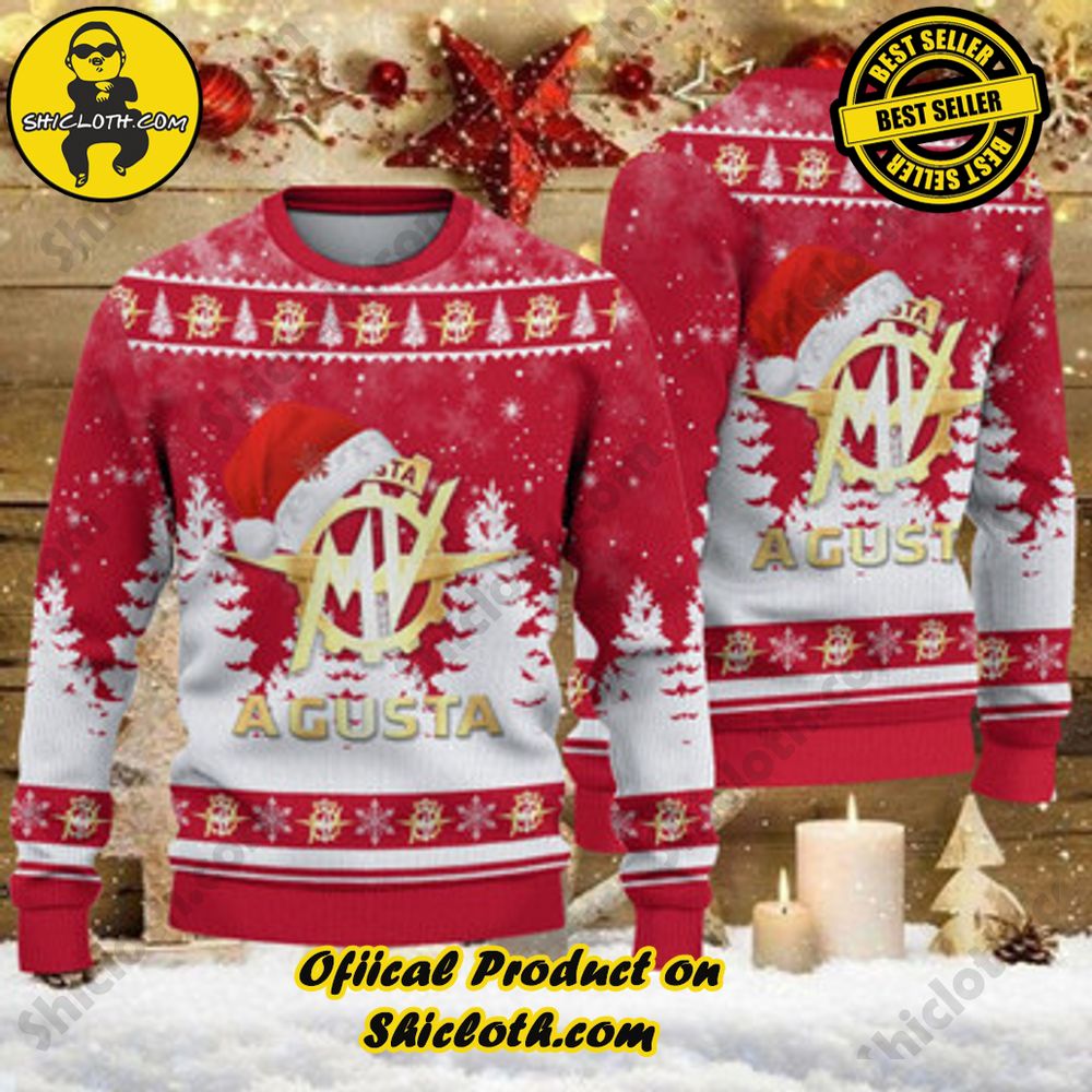 Unveiling Festive Delight: Shiclothshop's Unique Collection of Ugly Christmas Sweaters 33 MV Agusta Ugly Christmas Sweater