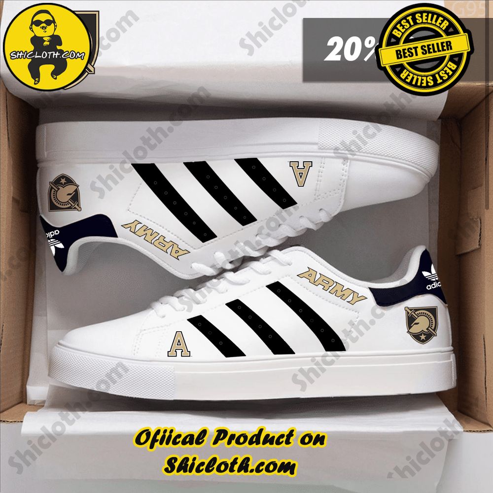 Stan Smith Shoes from Shiclothshop - A meaningful gift for sports enthusiasts. 4 NCAA Army Black Knights Adidas Stan Smith Shoes